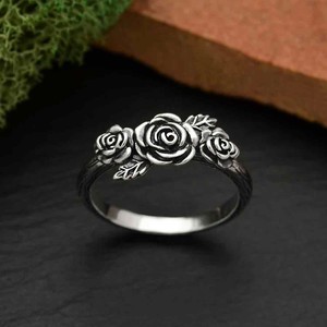 Zilveren ring rozen from Fairy Positron