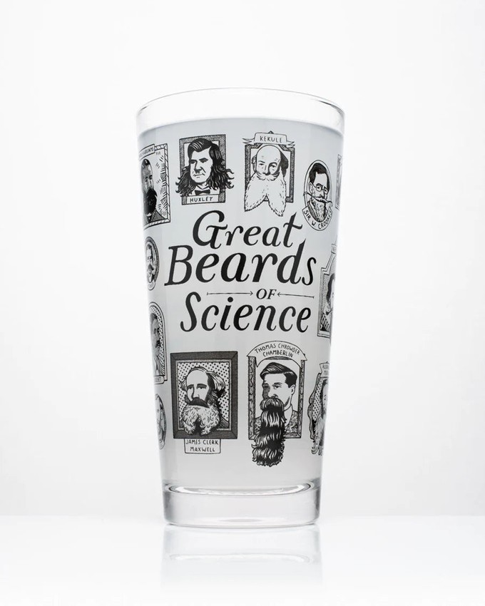 Bierglas "Great Beards of Science" from Fairy Positron