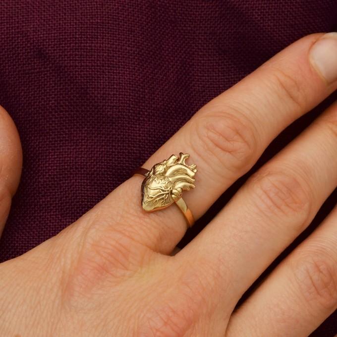 Bronzen ring anatomisch hart from Fairy Positron