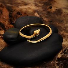 Bronzen ring slang (klein) van Fairy Positron