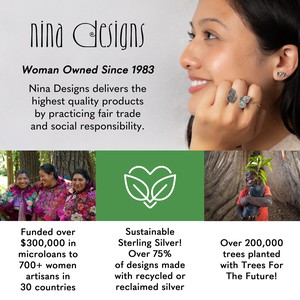 Zilveren ring roos en rozenknop from Fairy Positron