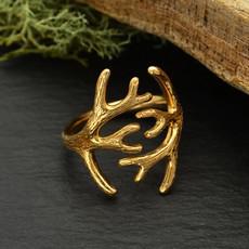 Bronzen ring gewei via Fairy Positron