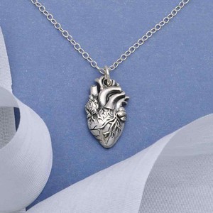 Zilveren halsketting anatomisch hart from Fairy Positron