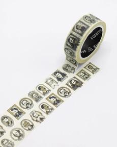 Washi-tape Great Beards of Science via Fairy Positron