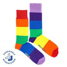 Sokken regenboog (love is love) via Fairy Positron