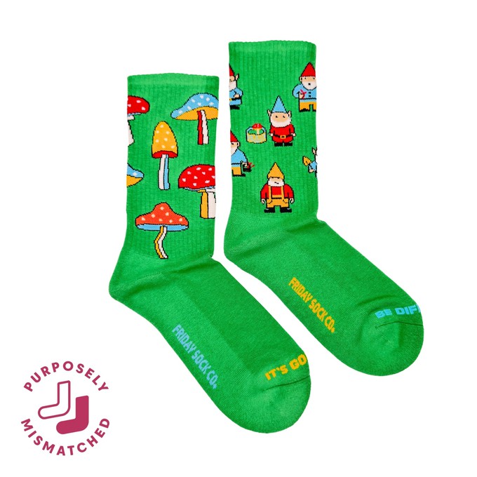 Sportsokken Paddenstoelen & Tuinkabouter from Fairy Positron