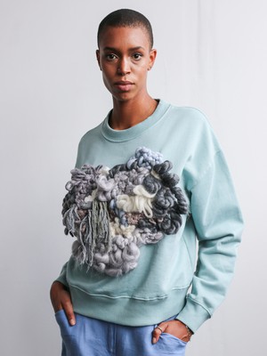 Recycled & Organic Cotton Wool Front Jumper from Fanfare Label
