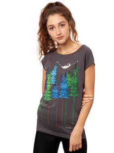 Wood Girl Cap Sleeve castlerock via FellHerz T-Shirts - bio, fair & vegan