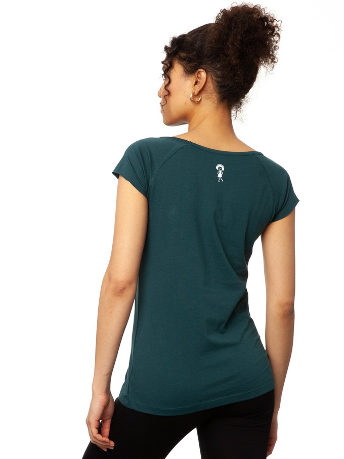 Relaxn Cap Sleeve deep teal from FellHerz T-Shirts - bio, fair & vegan