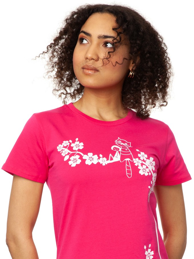 Catlove T-Shirt pink from FellHerz T-Shirts - bio, fair & vegan