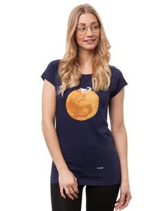 Moon Girl Cap Sleeve midnight via FellHerz T-Shirts - bio, fair & vegan