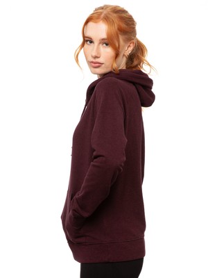 Moon Girl Navy Hoodie from FellHerz T-Shirts - bio, fair & vegan