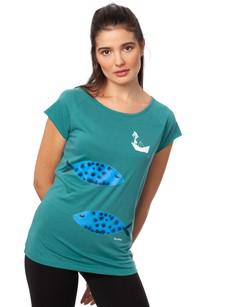 La Capitana Cap Sleeve young green via FellHerz T-Shirts - bio, fair & vegan