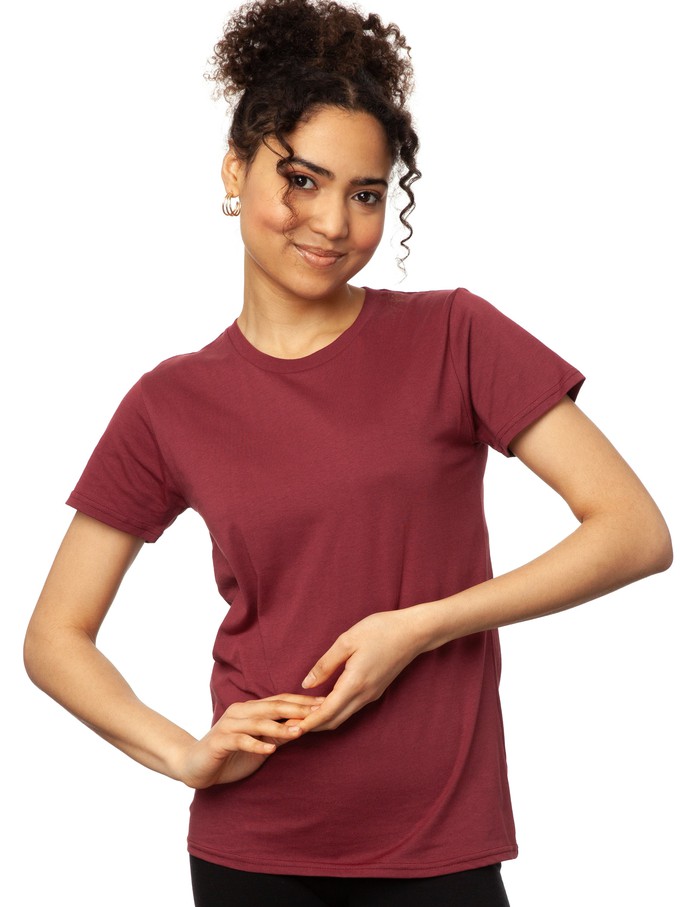 T shirt burgundy from FellHerz T-Shirts - bio, fair & vegan