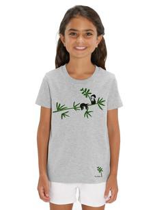 Sloth Kids T-Shirt gray melange van FellHerz T-Shirts - bio, fair & vegan