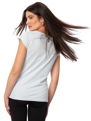 Cap Sleeve sky blue from FellHerz T-Shirts - bio, fair & vegan