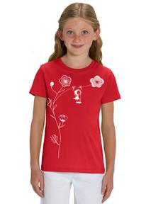 Rocking Girl Kids T-Shirt red van FellHerz T-Shirts - bio, fair & vegan