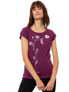Rocking Girl Cap Sleeve berry van FellHerz T-Shirts - bio, fair & vegan