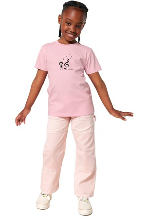 Music Lover Kids T-Shirt rosa from FellHerz T-Shirts - bio, fair & vegan