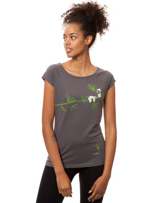 Sloth Cap Sleeve castlerock from FellHerz T-Shirts - bio, fair & vegan