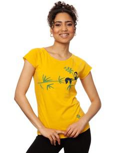 Sloth Cap Sleeve sunshine via FellHerz T-Shirts - bio, fair & vegan