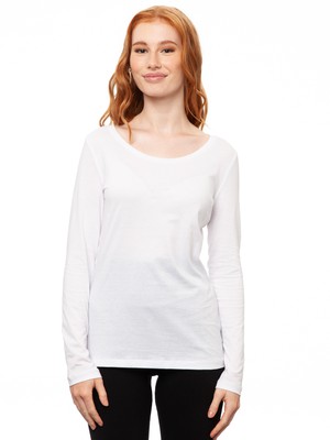 Longsleeve white from FellHerz T-Shirts - bio, fair & vegan