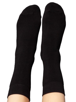 Warm, cuddly socks with organic cotton, black from FellHerz T-Shirts - bio, fair & vegan