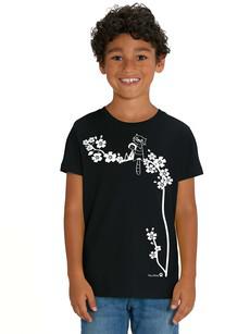 Cat Love Kids T-Shirt black van FellHerz T-Shirts - bio, fair & vegan