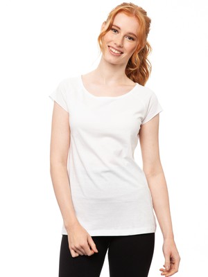 Cap sleeve white from FellHerz T-Shirts - bio, fair & vegan