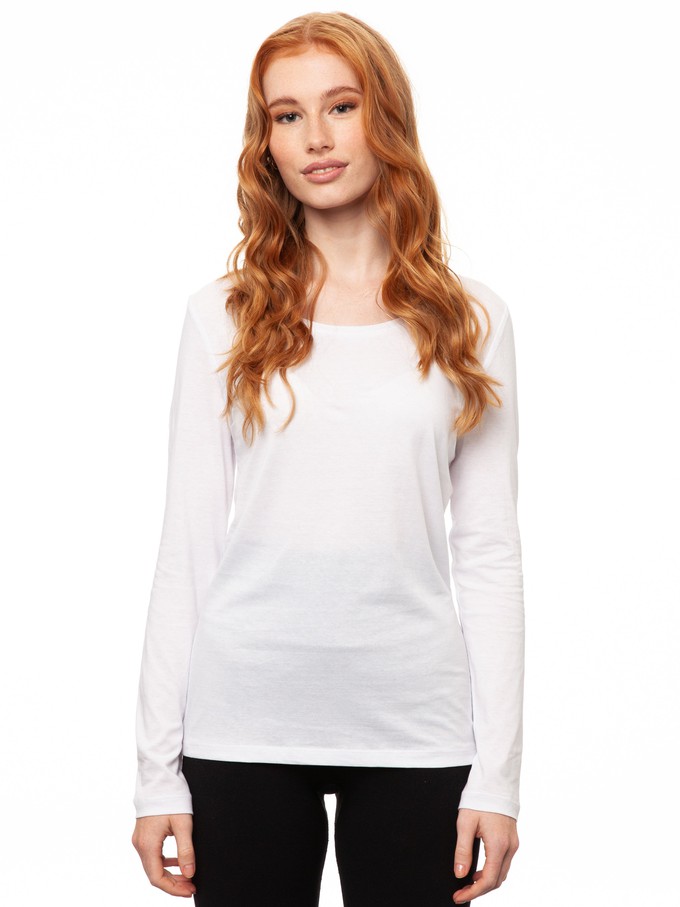 Longsleeve white from FellHerz T-Shirts - bio, fair & vegan