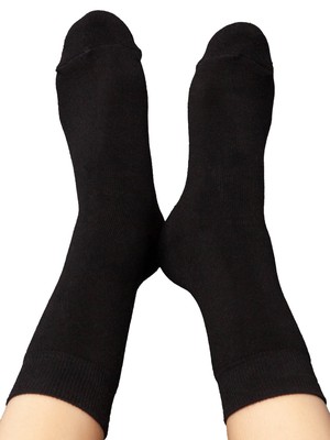 Warm, cuddly socks with organic cotton, black from FellHerz T-Shirts - bio, fair & vegan