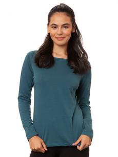 Raglan Longsleeve atlantic teal via FellHerz T-Shirts - bio, fair & vegan