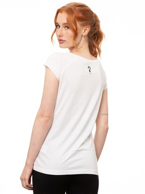 Cap sleeve white from FellHerz T-Shirts - bio, fair & vegan