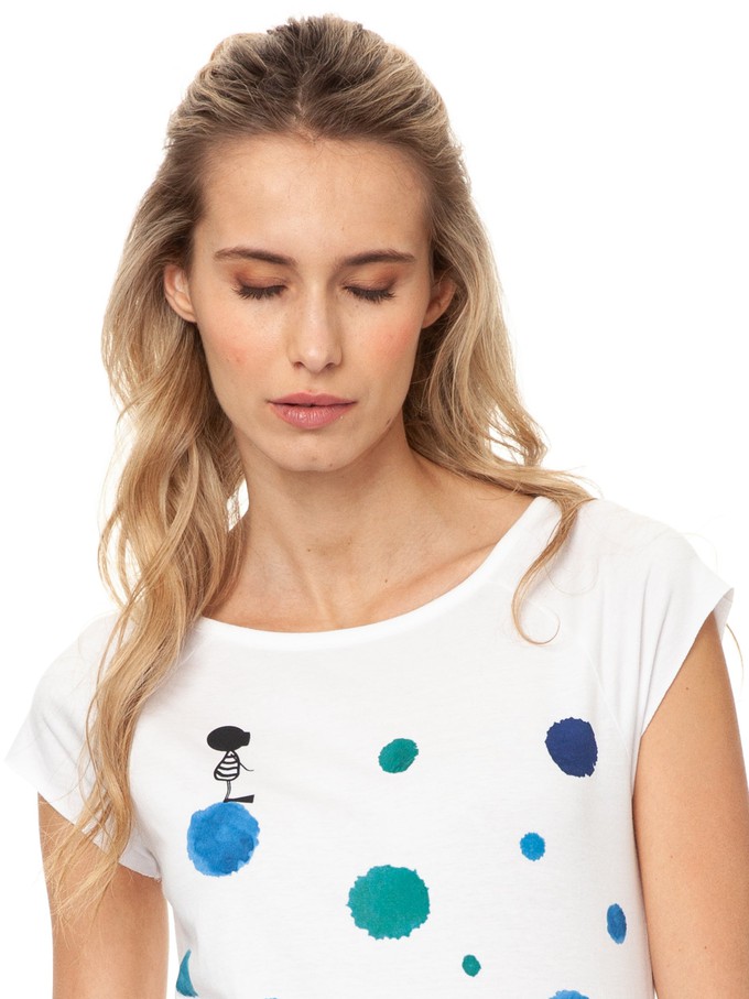 Whale Song Cap Sleeve white from FellHerz T-Shirts - bio, fair & vegan