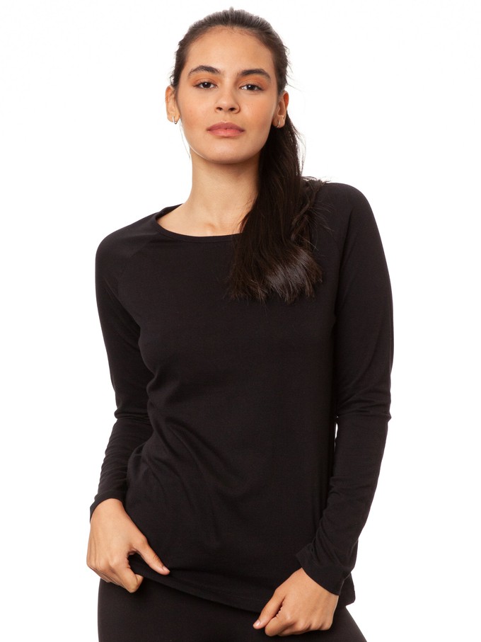 Raglan Longsleeve black from FellHerz T-Shirts - bio, fair & vegan