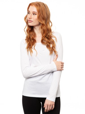 Longsleeve white from FellHerz T-Shirts - bio, fair & vegan