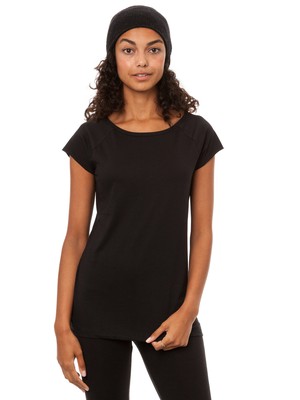Cap sleeve black from FellHerz T-Shirts - bio, fair & vegan