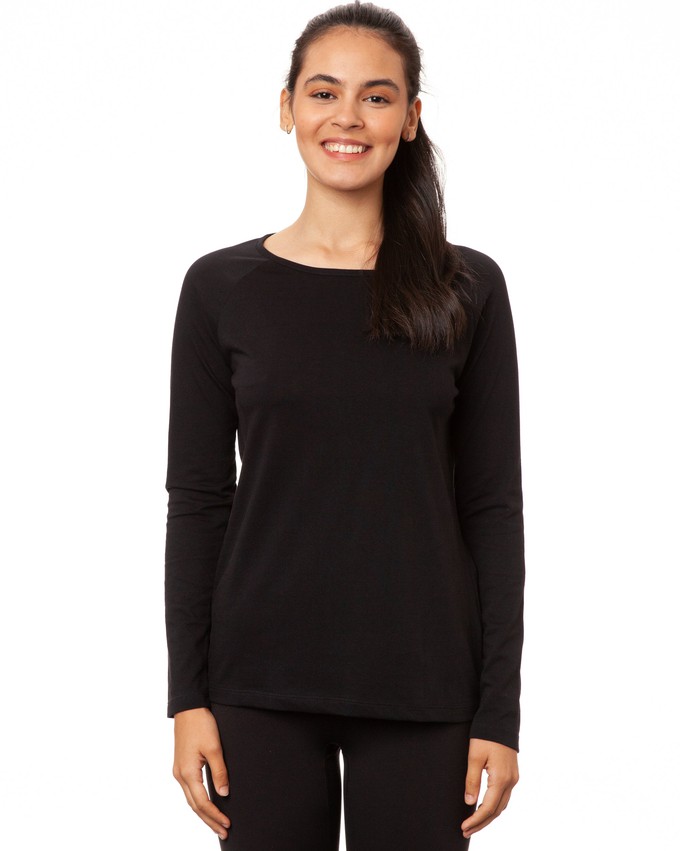 Raglan Longsleeve black from FellHerz T-Shirts - bio, fair & vegan