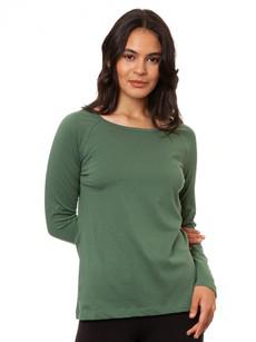 Raglan Longsleeve ivy green via FellHerz T-Shirts - bio, fair & vegan