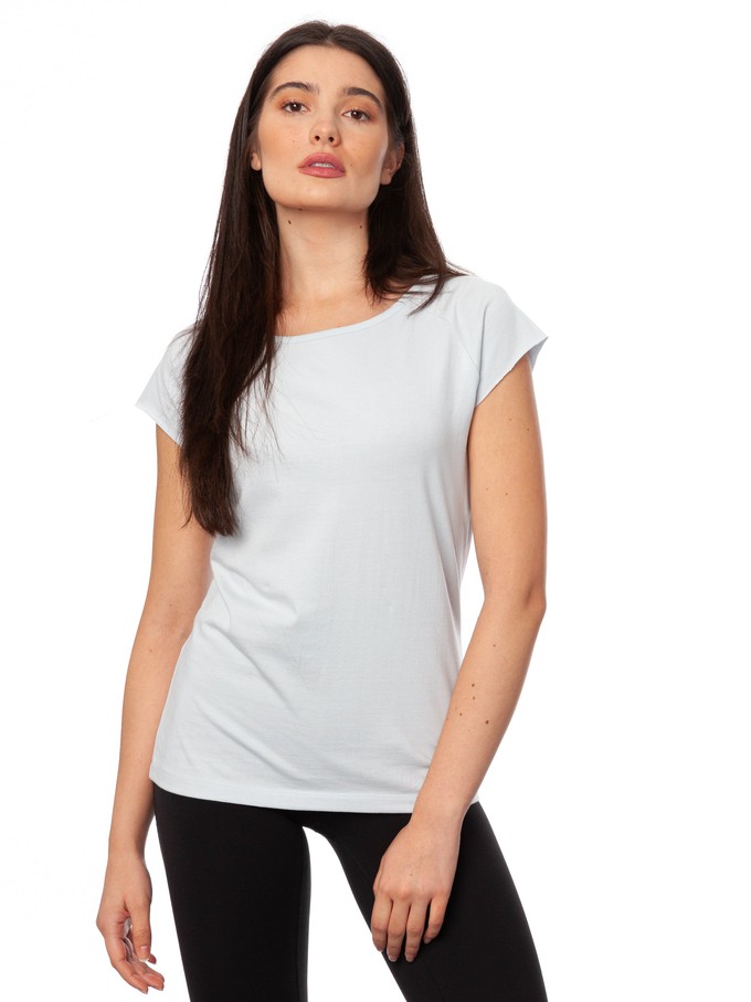 Cap Sleeve sky blue from FellHerz T-Shirts - bio, fair & vegan