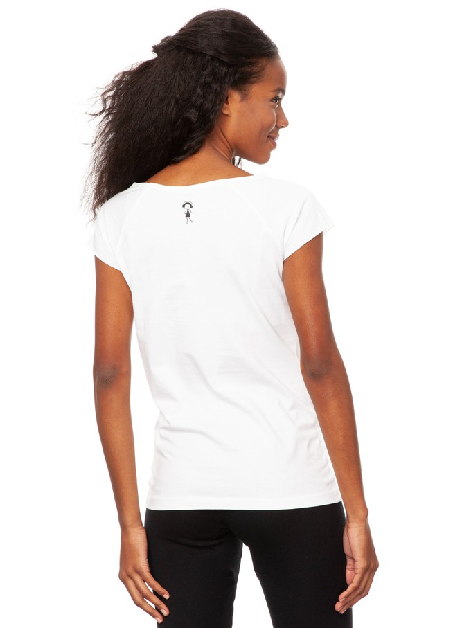 Whale Song Cap Sleeve white from FellHerz T-Shirts - bio, fair & vegan