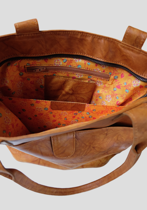 Ceci Tobacco Shoulder bag from FerWay Designs