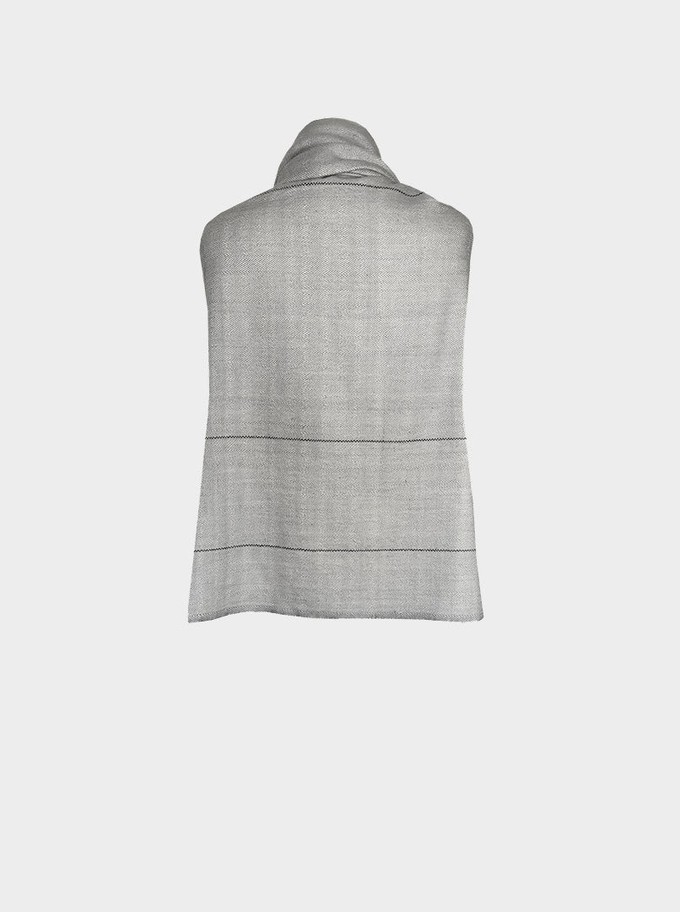 cape infinity lite wool silver from Fifth Origins