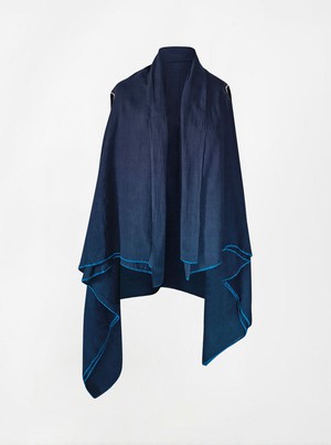 cape infinity duo kala organic cotton blue (double layer) from Fifth Origins