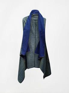 cape infinity duo kala organic cotton blue green via Fifth Origins