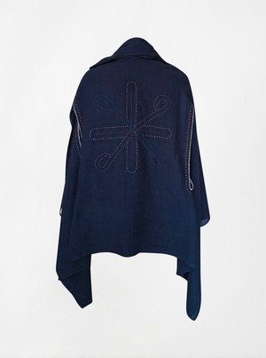 cape infinity duo kala organic cotton blue (double layer) from Fifth Origins