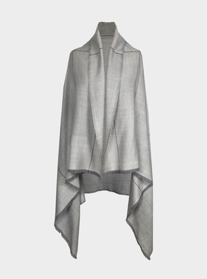 cape infinity lite wool silver from Fifth Origins