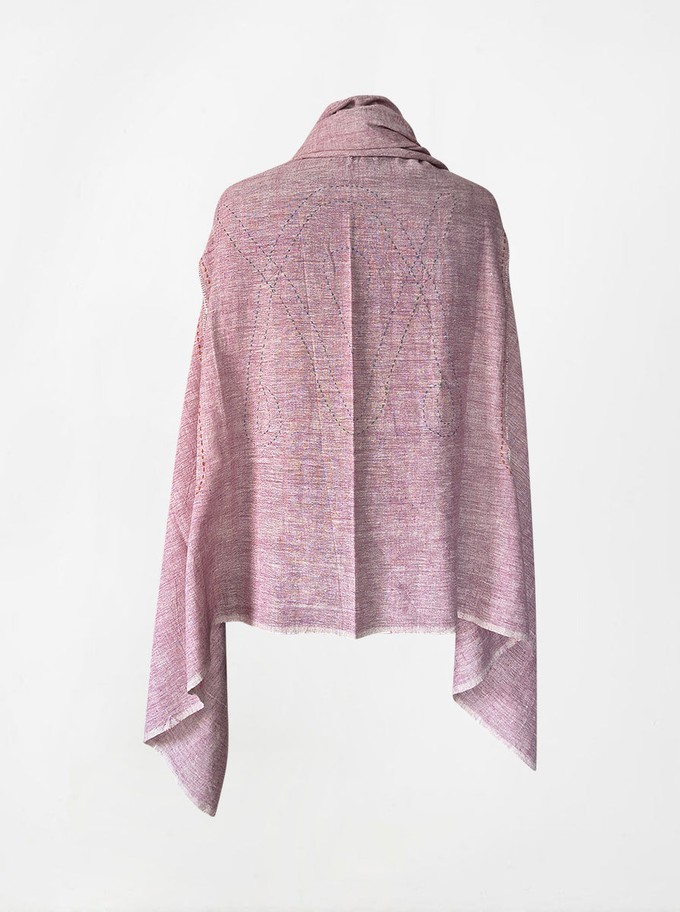 cape infinity duo kala organic cotton blush pink (single layer) from Fifth Origins