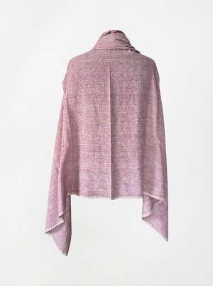 cape infinity duo kala organic cotton blush pink (single layer) from Fifth Origins