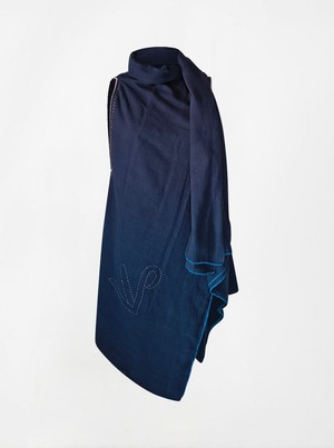cape infinity duo kala organic cotton blue (double layer) from Fifth Origins